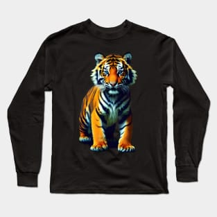 Tiger Cub Wildlife Long Sleeve T-Shirt